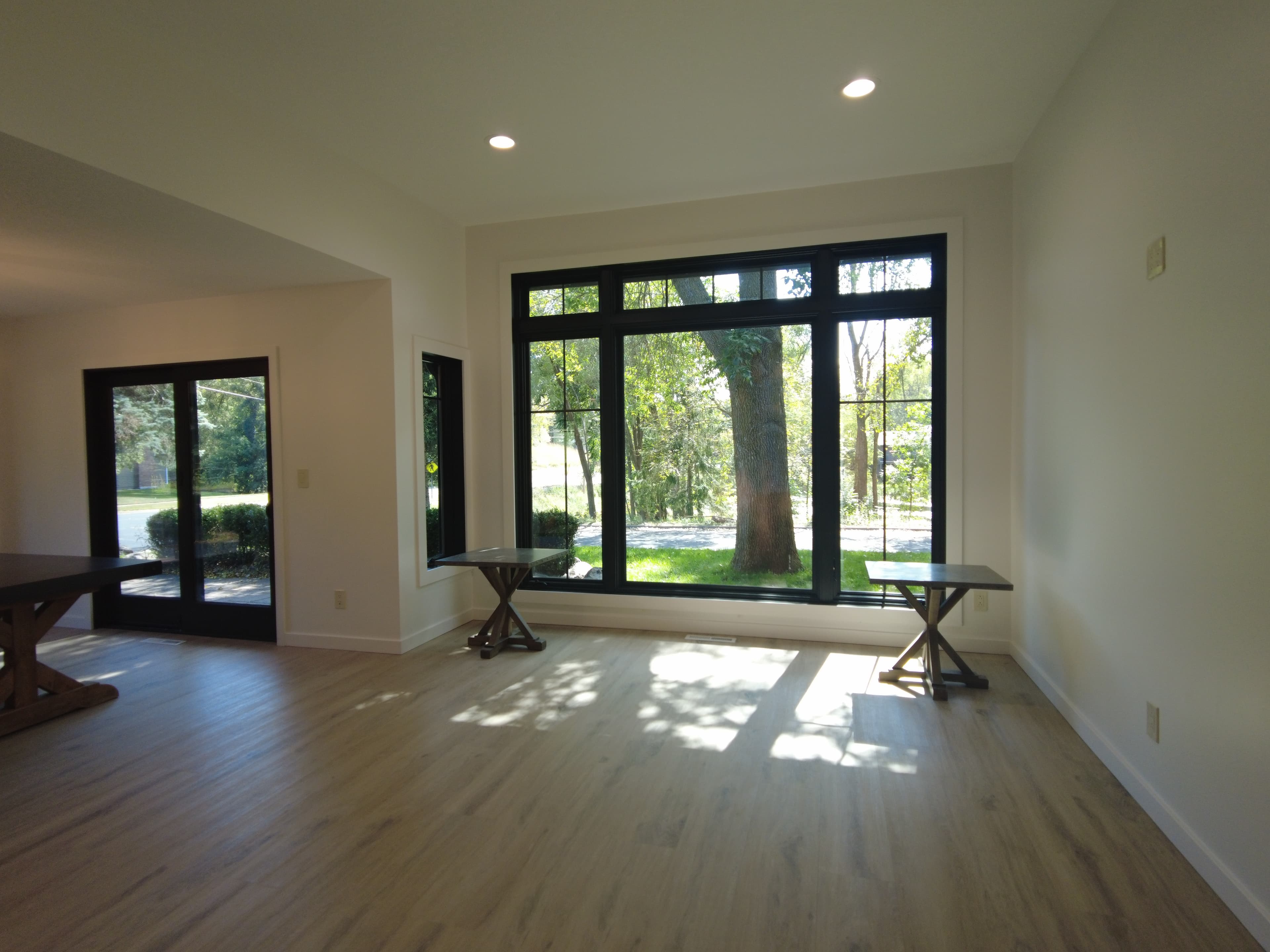 Bloomington whole-home renovation — aerial view.