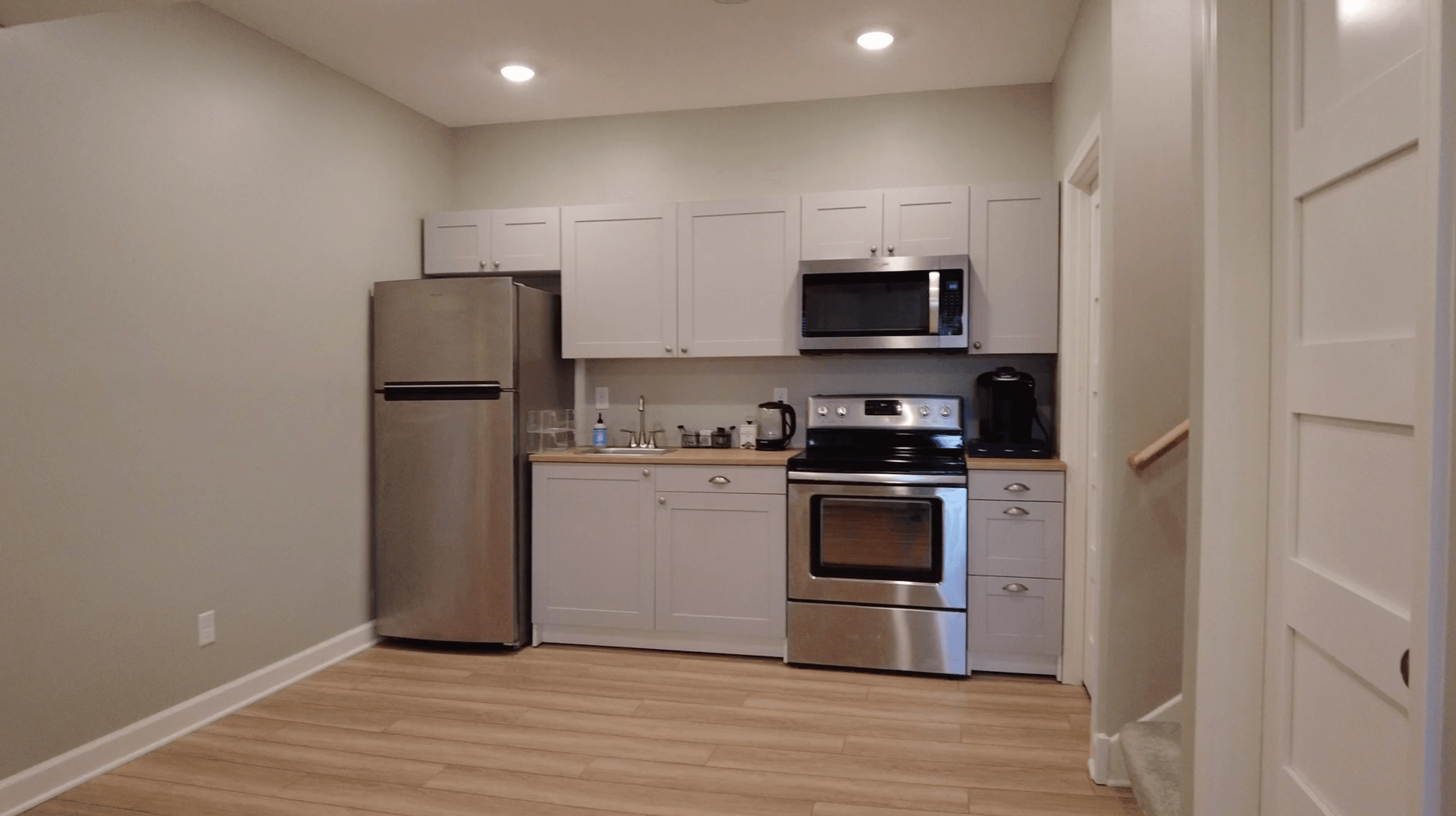 Victoria basement remodel — kitchen.